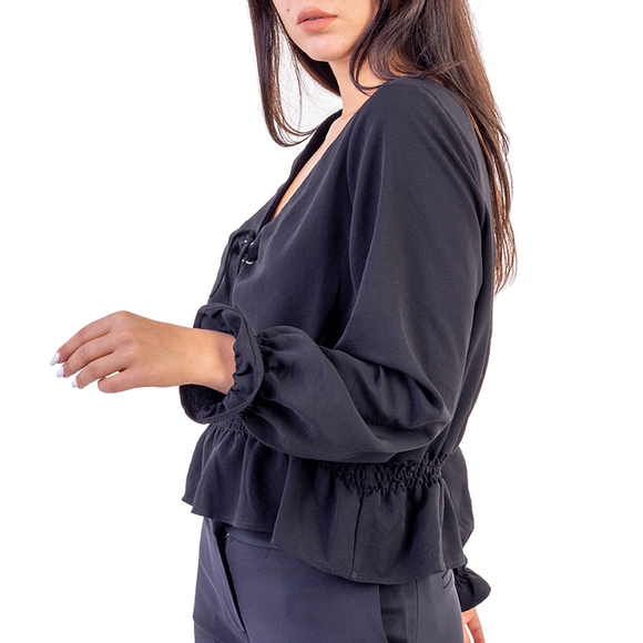 Elmas Phil Blouse Women size XS Black - Picture 3 of 5